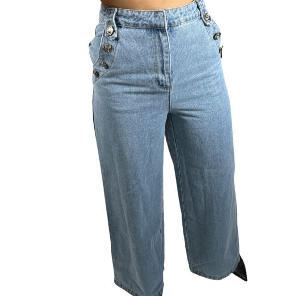 Iman Jeans w/ 4 Button - Light Blue