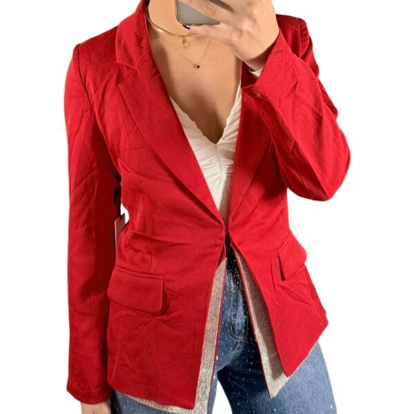 Falak Blazer - Red