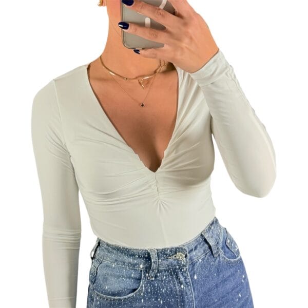 Aamaal Bodysuit - White