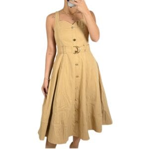 Farah Dress - Beige